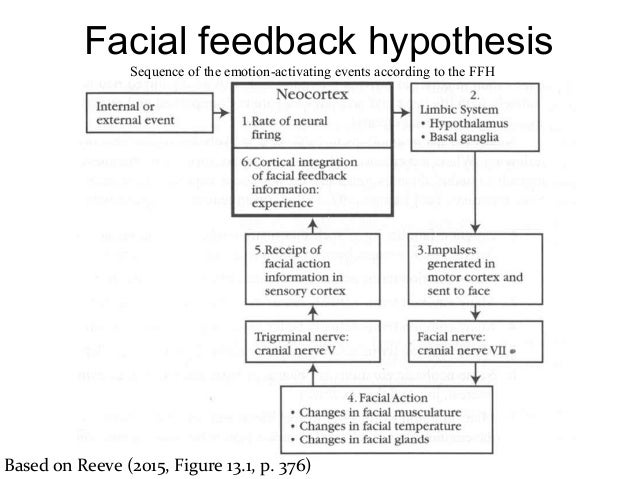 schachter singer theory of emotion Facial feedback hypothesis particularly the event appraisal emotion sequence